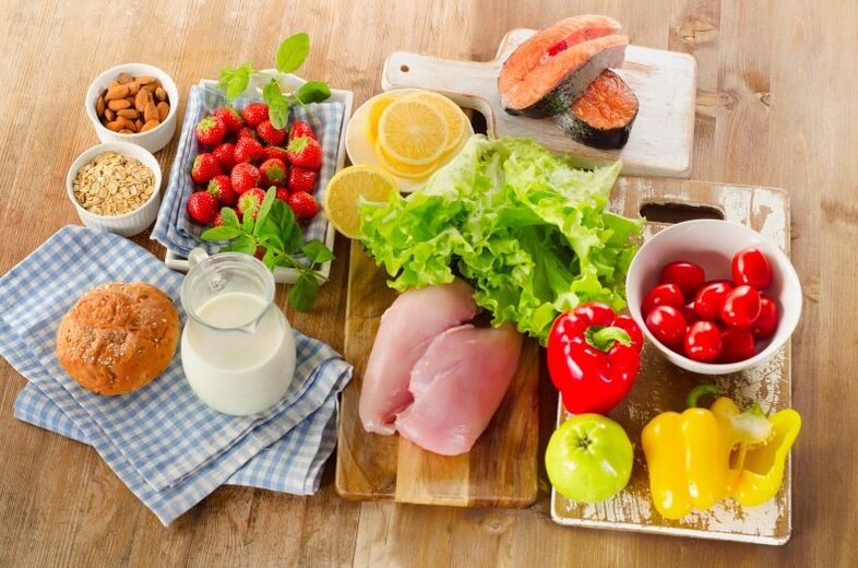 Aliments sains riches en protéines et en fibres dans le régime alimentaire du psoriasis du cuir chevelu